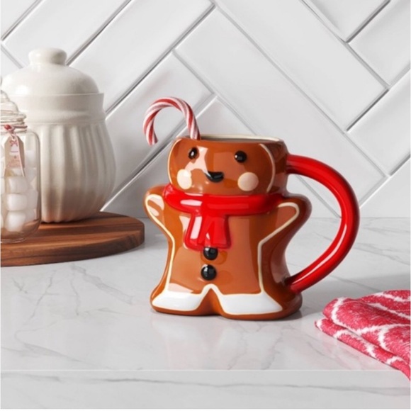 2 NEW Target Wondershop Threshold Gingerbread Man & Gingerbread House Mug Set ๐๐ - Picture 5 of 16